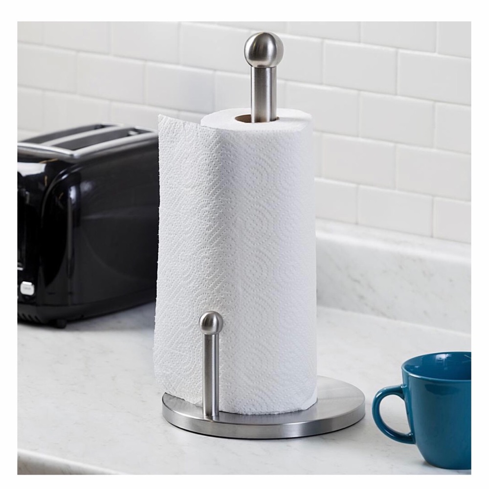Paper Towel Holder. Stainless Steel. Honey Can Do.